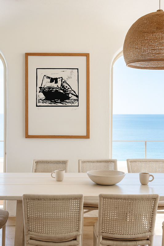 Serigrafia Una vela.